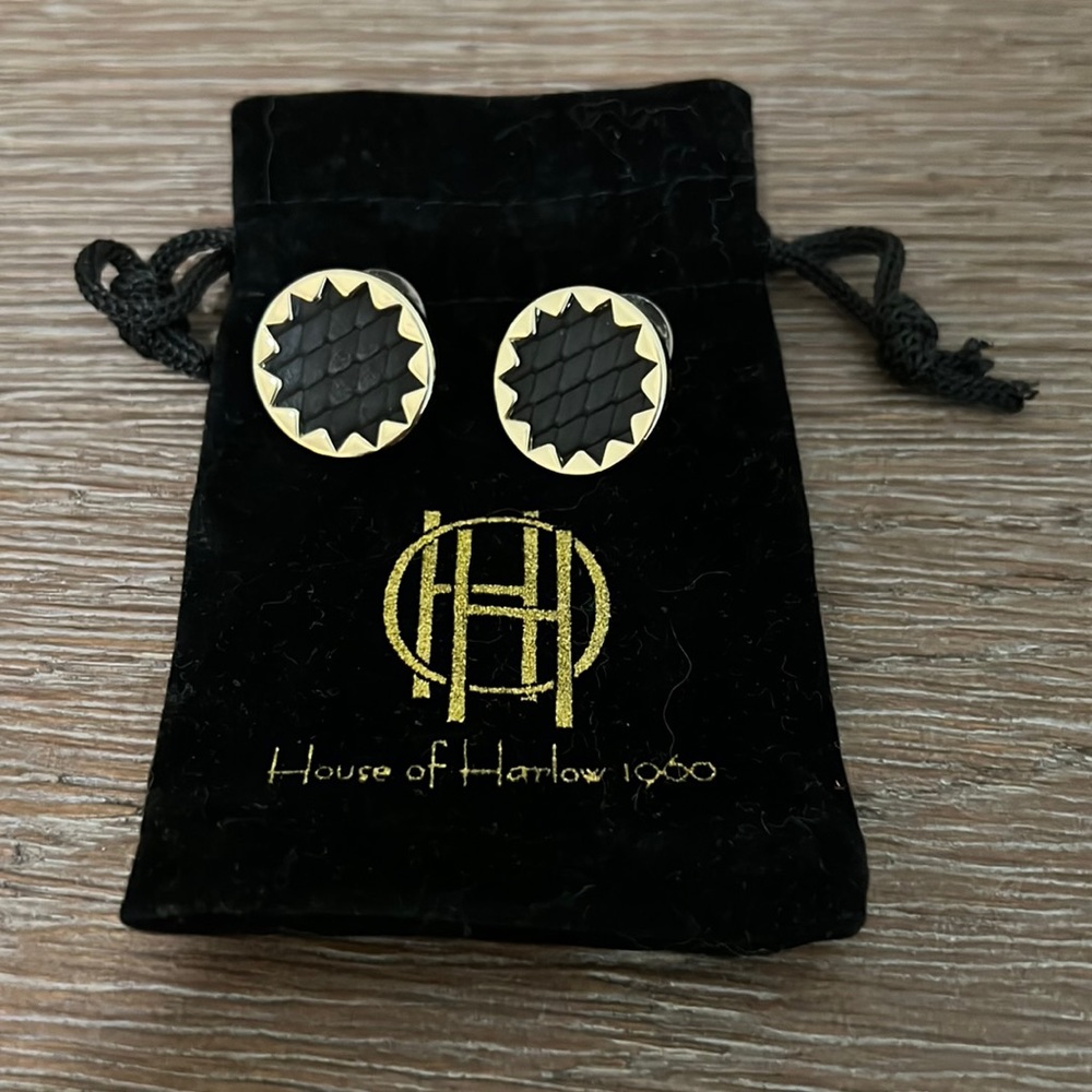 House of Harlow earrings